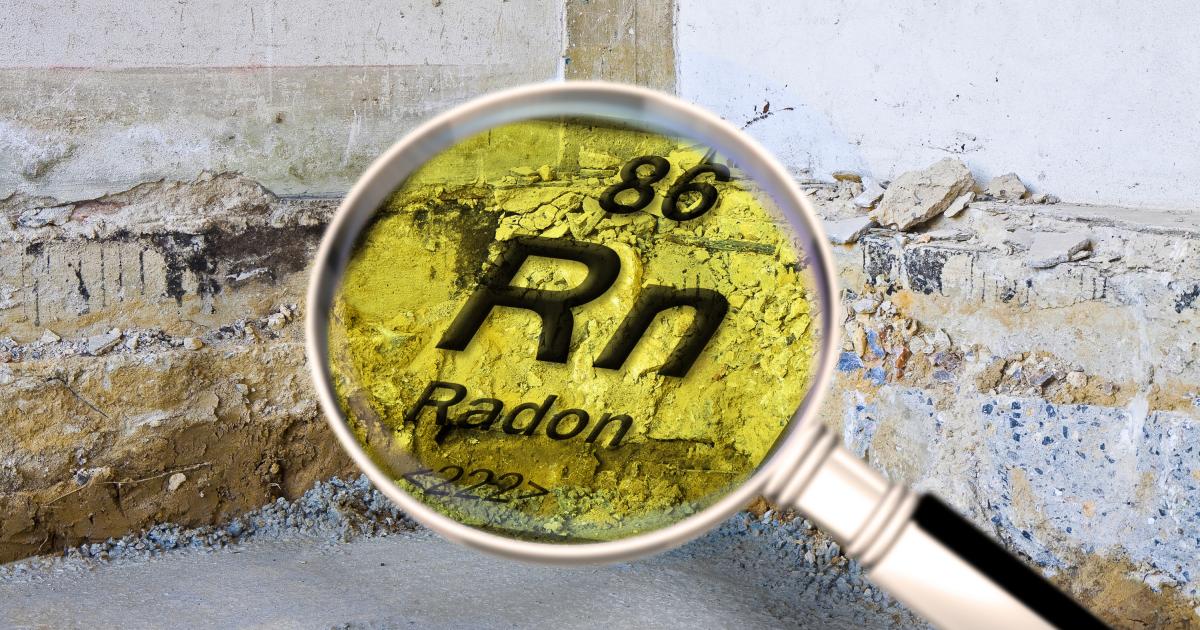 Gas radón.