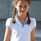 Victoria Federica en la recepci&oacute;n del papa Benedicto XVI durante la JMJ de 2011.