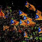 Banderas durante 'La Diada'.