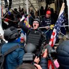 Manifestantes pro-Trump irrumpen en el Capitolio.