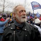 Manifestantes pro-Trump frente al Capitolio.