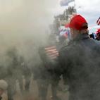 Manifestantes pro-Trump.