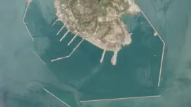 Imágenes de satélite desvelan la expansión de las bases para la flota de portaaviones del enemigo de EEUU