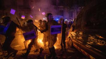 El balance de las protestas en Cataluña: 125 heridos y 54 detenidos