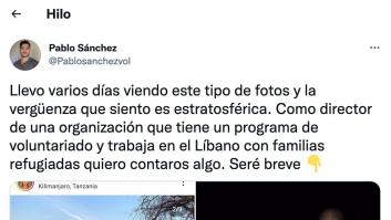 El difundido hilo del director de una ONG sobre los famosos que van a África de vacaciones