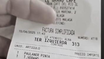 Pide un tinto de verano y una pinta en Málaga y lo que le cobran provoca más de 700 reacciones