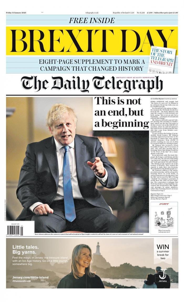Las portadas más significativas de la jornada del Brexit